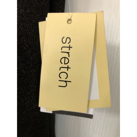 ECI NY BLACK AND GOLD SHEATH DRESS SZ 12 - Picture 8 of 9